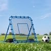 image:imageVEVOR Soccer Rebounder Net QuickSwitch Angle Soccer Goal Rebounder for Control Passing Practice HeavyDuty Iron Frame amp PE Net Easy Setup Ball Training Equipment for TeensampAdults37x37FT
