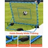 image:imageVEVOR Soccer Rebounder Net QuickSwitch Angle Soccer Goal Rebounder for Control Passing Practice HeavyDuty Iron Frame amp PE Net Easy Setup Ball Training Equipment for TeensampAdults7x6FT