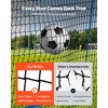 image:imageVEVOR Soccer Rebounder Net QuickSwitch Angle Soccer Goal Rebounder for Control Passing Practice HeavyDuty Iron Frame amp PE Net Easy Setup Ball Training Equipment for TeensampAdults5x4FT