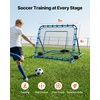 image:imageVEVOR Soccer Rebounder Net QuickSwitch Angle Soccer Goal Rebounder for Control Passing Practice HeavyDuty Iron Frame amp PE Net Easy Setup Ball Training Equipment for TeensampAdults5x4FT