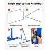 image:imageVEVOR Soccer Rebounder Net QuickSwitch Angle Soccer Goal Rebounder for Control Passing Practice HeavyDuty Iron Frame amp PE Net Easy Setup Ball Training Equipment for TeensampAdults6x4FT