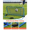 image:imageVEVOR Soccer Rebounder Net QuickSwitch Angle Soccer Goal Rebounder for Control Passing Practice HeavyDuty Iron Frame amp PE Net Easy Setup Ball Training Equipment for TeensampAdults7x4FT