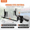 image:imageVEVOR Sway Control Weight Distribution Hitch 1500 lbs Capacity Trailer Hitch Kit with 2Inch Solid Steel Shank 2516 Inch Alloy Steel Ball PowderCoated Load Leveling Black1500lbs