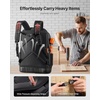 image:imageVEVOR Tool Backpack 56 Pockets Heavyduty Tools Storage Organizer Bags with Molded Base Electrician Jobsite Backpack for Construction Jobsite Electrician Industrial Repairman and HVAC TechsOxford Fabric