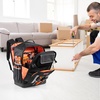image:imageVEVOR Tool Backpack 56 Pockets Heavyduty Tools Storage Organizer Bags with Molded Base Electrician Jobsite Backpack for Construction Jobsite Electrician Industrial Repairman and HVAC Techs1680D Ballistic Weave