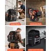image:imageVEVOR Tool Backpack 56 Pockets Heavyduty Tools Storage Organizer Bags with Molded Base Electrician Jobsite Backpack for Construction Jobsite Electrician Industrial Repairman and HVAC Techs1680D Ballistic Weave