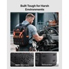 image:imageVEVOR Tool Backpack 56 Pockets Heavyduty Tools Storage Organizer Work Bags Backpack with Laptop Compartment amp Molded Base Electrician Jobsite Backpack for Electrician Repairman and HVAC TechsBlack