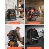 image:imageVEVOR Tool Backpack with Tools 65 Pockets Heavyduty Tools Storage Organizer Bags with Laptop Compartment amp Molded Base Electrician Jobsite Backpack for Electrician Repairman and HVAC Techs64 Pockets