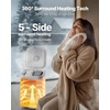 image:imageVEVOR Towel Warmer Bucket 20L Large Towel Warmer for Bathroom Auto Shut Off Towel Heater Fits up to Two 40x70 Oversized Towels Bathrobes Blankets 4Level Timer Towel Warmer Ideal for Spa GrayWhite Lip