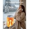 image:imageVEVOR Towel Warmer Bucket 20L Large Towel Warmer for Bathroom Auto Shut Off Towel Heater Fits up to Two 40x70 Oversized Towels Bathrobes Blankets 4Level Timer Towel Warmer Ideal for Spa GrayGray