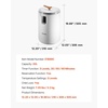 image:imageVEVOR Towel Warmer Bucket 20L Large Towel Warmer for Bathroom Auto Shut Off Towel Heater Fits up to Two 40x70 Oversized Towels Bathrobes Blankets 4Level Timer Towel Warmer Ideal for Spa GrayWhite
