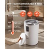 image:imageVEVOR Towel Warmer Bucket 20L Large Towel Warmer for Bathroom Auto Shut Off Towel Heater Fits up to Two 40x70 Oversized Towels Bathrobes Blankets 4Level Timer Towel Warmer Ideal for Spa GrayWhite