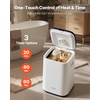 image:imageVEVOR Towel Warmer Bucket 20L Large Towel Warmer for Bathroom Auto Shut Off Towel Heater Fits up to Two 40x70 Oversized Towels Bathrobes Blankets 4Level Timer Towel Warmer Ideal for Spa GrayWhite