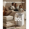 image:imageVEVOR Towel Warmer Bucket 20L Large Towel Warmer for Bathroom Auto Shut Off Towel Heater Fits up to Two 40x70 Oversized Towels Bathrobes Blankets 4Level Timer Towel Warmer Ideal for Spa GrayWhite Lip