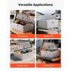 image:imageVEVOR Trailer Tongue Box Heavy Duty Trailer Tongue Tool Box Storage Organizer with Lock amp Keys Utility Tool Chest for Pickup Truck Bed RV SUV OffRoad Vehicle Steel 36 x 12 x 1239 Silver