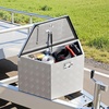 image:imageVEVOR Trailer Tongue Box Heavy Duty Trailer Tongue Tool Box Storage Organizer with Lock amp Keys Utility Tool Chest for Pickup Truck Bed RV SUV OffRoad Vehicle Steel 36 x 12 x 1229 x 161 x 18 in