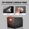 image:imageVEVOR Trailer Tongue Box Heavy Duty Trailer Tongue Tool Box Storage Organizer with Lock amp Keys Utility Tool Chest for Pickup Truck Bed RV SUV OffRoad Vehicle Steel 36 x 12 x 1239 Black