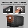 image:imageVEVOR Trailer Tongue Box Heavy Duty Trailer Tongue Tool Box Storage Organizer with Lock amp Keys Utility Tool Chest for Pickup Truck Bed RV SUV OffRoad Vehicle Steel 36 x 12 x 1233 Black