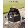 image:imageVEVOR Trailer Tongue Box Heavy Duty Trailer Tongue Tool Box Storage Organizer with Lock amp Keys Utility Tool Chest for Pickup Truck Bed RV SUV OffRoad Vehicle Steel 36 x 12 x 1226 Silver