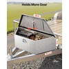 image:imageVEVOR Trailer Tongue Box Heavy Duty Trailer Tongue Tool Box Storage Organizer with Lock amp Keys Utility Tool Chest for Pickup Truck Bed RV SUV OffRoad Vehicle Steel 36 x 12 x 1239 Silver