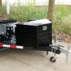image:imageVEVOR Trailer Tongue Box Heavy Duty Trailer Tongue Tool Box Storage Organizer with Lock amp Keys Utility Tool Chest for Pickup Truck Bed RV SUV OffRoad Vehicle Steel 36 x 12 x 1239 Black