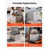 image:imageVEVOR Trailer Tongue Box Heavy Duty Trailer Tongue Tool Box Storage Organizer with Lock amp Keys Utility Tool Chest for Pickup Truck Bed RV SUV OffRoad Vehicle Steel 36 x 12 x 1229 x 161 x 18 in