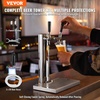image:imageVEVOR Triple Taps Draft Beer Tower Dispenser Stainless Steel Keg Beer Tower Kegerator Tower Kit with PreAssembled Tubing and SelfClosing Faucet Shanks for Party Bar Pub RestaurantDual Faucets