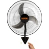 image:imageVEVOR Wall Mount Fan 18 Inch IP44 Waterproof 3 Speed Metal Fan with Triangle Bracket Set for Commercial Warehouse Greenhouse Workshop Covered Patio Factory and Basement20 Inch 2 Pack