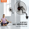 image:imageVEVOR Wall Mount Fan 18 Inch IP44 Waterproof 3 Speed Metal Fan with Triangle Bracket Set for Commercial Warehouse Greenhouse Workshop Covered Patio Factory and Basement20 Inch 2 Pack