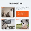 image:imageVEVOR Wall Mount Fan 18 Inch IP44 Waterproof 3 Speed Metal Fan with Triangle Bracket Set for Commercial Warehouse Greenhouse Workshop Covered Patio Factory and Basement20 Inch 2 Pack