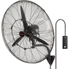 image:imageVEVOR Wall Mount Fan 18 Inch IP44 Waterproof 3 Speed Metal Fan with Triangle Bracket Set for Commercial Warehouse Greenhouse Workshop Covered Patio Factory and Basement30 Inch