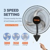 image:imageVEVOR Wall Mount Fan 18 Inch IP44 Waterproof 3 Speed Metal Fan with Triangle Bracket Set for Commercial Warehouse Greenhouse Workshop Covered Patio Factory and Basement18 Inch
