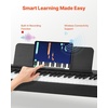 image:imageVEVOR Weighted Digital Piano 88 Keys Fully Weighted Electric Piano Keyboard with Furniture Stand Power Adapter Triple Pedal Record Function 280 Tones Wireless Connection for Beginners BlackBlack