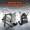 image:imageVEVOR Welding Cart 3Tier Welder Cart Heavy Duty with 400 Lbs Weight Capacity 360 Swivel Wheels Tank Storage Safety Chains Rolling MIG Welder Cart for TIG ARC MMA Plasma Cutter Welding Machine3Tier