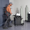 image:imageVEVOR Welding Cart 3Tier Welder Cart Heavy Duty with 400 Lbs Weight Capacity 360 Swivel Wheels Tank Storage Safety Chains Rolling MIG Welder Cart for TIG ARC MMA Plasma Cutter Welding Machine2 Drawers