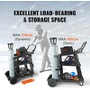 image:imageVEVOR Welding Cart 3Tier Welder Cart Heavy Duty with 400 Lbs Weight Capacity 360 Swivel Wheels Tank Storage Safety Chains Rolling MIG Welder Cart for TIG ARC MMA Plasma Cutter Welding Machine3Tier