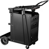 image:imageVEVOR Welding Cart 3Tier Welder Cart Heavy Duty with 400 Lbs Weight Capacity 360 Swivel Wheels Tank Storage Safety Chains Rolling MIG Welder Cart for TIG ARC MMA Plasma Cutter Welding Machine2 Drawers