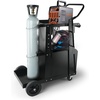image:imageVEVOR Welding Cart 3Tier Welder Cart Heavy Duty with 400 Lbs Weight Capacity 360 Swivel Wheels Tank Storage Safety Chains Rolling MIG Welder Cart for TIG ARC MMA Plasma Cutter Welding Machine2Tier 1 Drawers