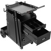 image:imageVEVOR Welding Cart 3Tier Welder Cart Heavy Duty with 400 Lbs Weight Capacity 360 Swivel Wheels Tank Storage Safety Chains Rolling MIG Welder Cart for TIG ARC MMA Plasma Cutter Welding Machine2 Drawers