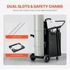 image:imageVEVOR Welding Cart 3Tier Welder Cart Heavy Duty with 400 Lbs Weight Capacity 360 Swivel Wheels Tank Storage Safety Chains Rolling MIG Welder Cart for TIG ARC MMA Plasma Cutter Welding Machine2 Drawers