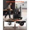 image:imageVEVOR Welding Cart 3Tier Welder Cart Heavy Duty with 400 Lbs Weight Capacity 360 Swivel Wheels Tank Storage Safety Chains Rolling MIG Welder Cart for TIG ARC MMA Plasma Cutter Welding Machine2Tier 4 Drawers