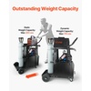 image:imageVEVOR Welding Cart 3Tier Welder Cart Heavy Duty with 400 Lbs Weight Capacity 360 Swivel Wheels Tank Storage Safety Chains Rolling MIG Welder Cart for TIG ARC MMA Plasma Cutter Welding Machine2Tier 1 Drawers