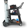 image:imageVEVOR Welding Cart 3Tier Welder Cart Heavy Duty with 400 Lbs Weight Capacity 360 Swivel Wheels Tank Storage Safety Chains Rolling MIG Welder Cart for TIG ARC MMA Plasma Cutter Welding Machine3Tier