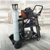 image:imageVEVOR Welding Cart 3Tier Welder Cart Heavy Duty with 400 Lbs Weight Capacity 360 Swivel Wheels Tank Storage Safety Chains Rolling MIG Welder Cart for TIG ARC MMA Plasma Cutter Welding Machine3Tier