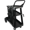 image:imageVEVOR Welding Cart 3Tier Welder Cart Heavy Duty with 400 Lbs Weight Capacity 360 Swivel Wheels Tank Storage Safety Chains Rolling MIG Welder Cart for TIG ARC MMA Plasma Cutter Welding Machine3Tier