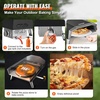 image:imageVEVOR WoodFired Pizza Oven Outdoor 12 Auto Rotate Pizza Ovens Portable Pellet Pizza Maker with Thermometer amp Electric Rotating System Pizza Stone Carry Bag amp Shovel for Backyard Patio Camping16 Inch