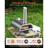 image:imageVEVOR WoodFired Pizza Oven Outdoor 12 Auto Rotate Pizza Ovens Portable Pellet Pizza Maker with Thermometer amp Electric Rotating System Pizza Stone Carry Bag amp Shovel for Backyard Patio Camping12 Inch
