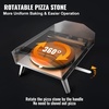 image:imageVEVOR WoodFired Pizza Oven Outdoor 12 Auto Rotate Pizza Ovens Portable Pellet Pizza Maker with Thermometer amp Electric Rotating System Pizza Stone Carry Bag amp Shovel for Backyard Patio Camping16 Inch