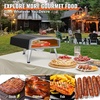 image:imageVEVOR WoodFired Pizza Oven Outdoor 12 Auto Rotate Pizza Ovens Portable Pellet Pizza Maker with Thermometer amp Electric Rotating System Pizza Stone Carry Bag amp Shovel for Backyard Patio Camping16 Inch
