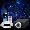 image:imageVEVOR 16W Starlight Headliner Kit 550pcs003in98ft Twinkle Fiber Optic Star Ceiling Lights for Car Roof Remote Control Bluetooth APP Sound Activated RGBW Light Engine for Home Bed Room Decor150pcs003in65ft